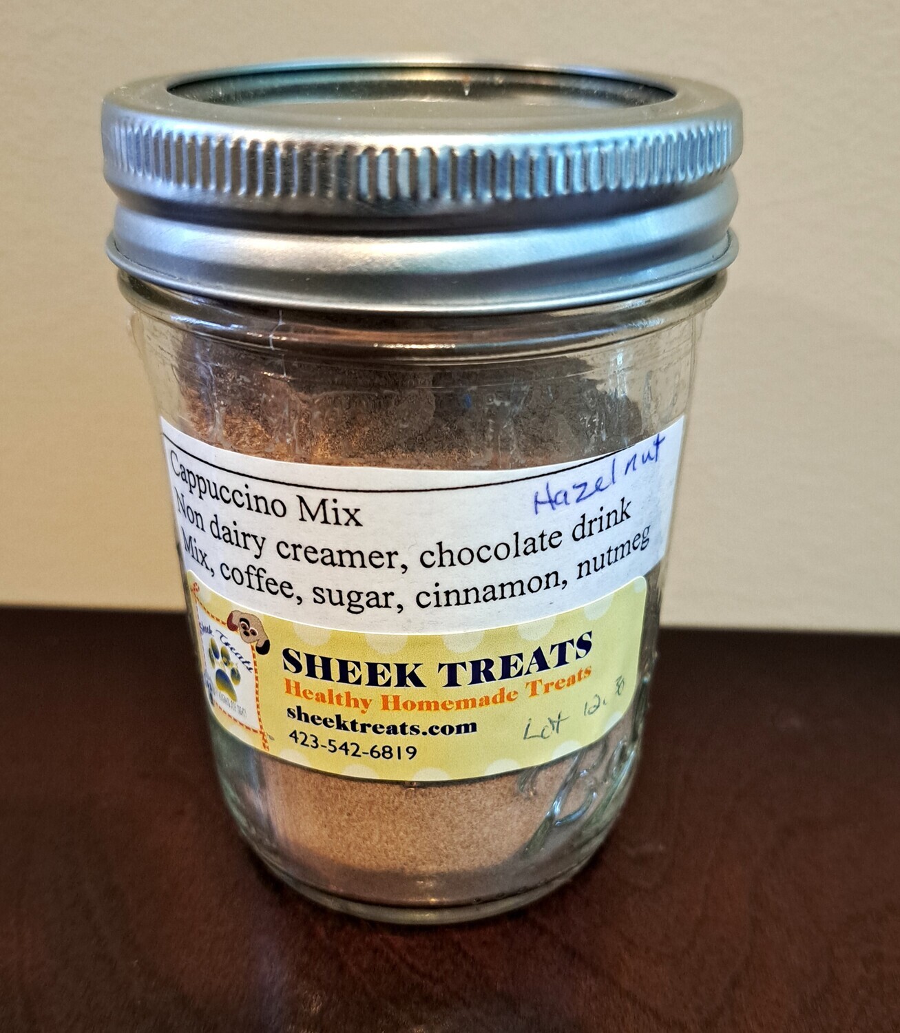 Cappuccino Mix 1/2 Pint -  Sheek Treats