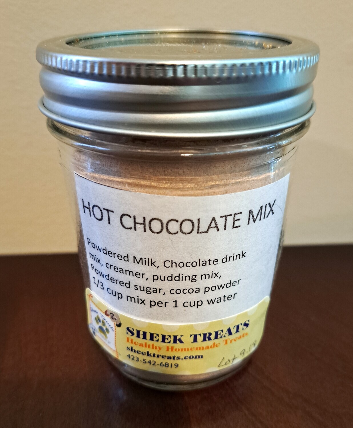Hot Chocolate Mix 1/2 Pint -  Sheek Treats