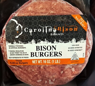 Meat - Bison Patties - DRK