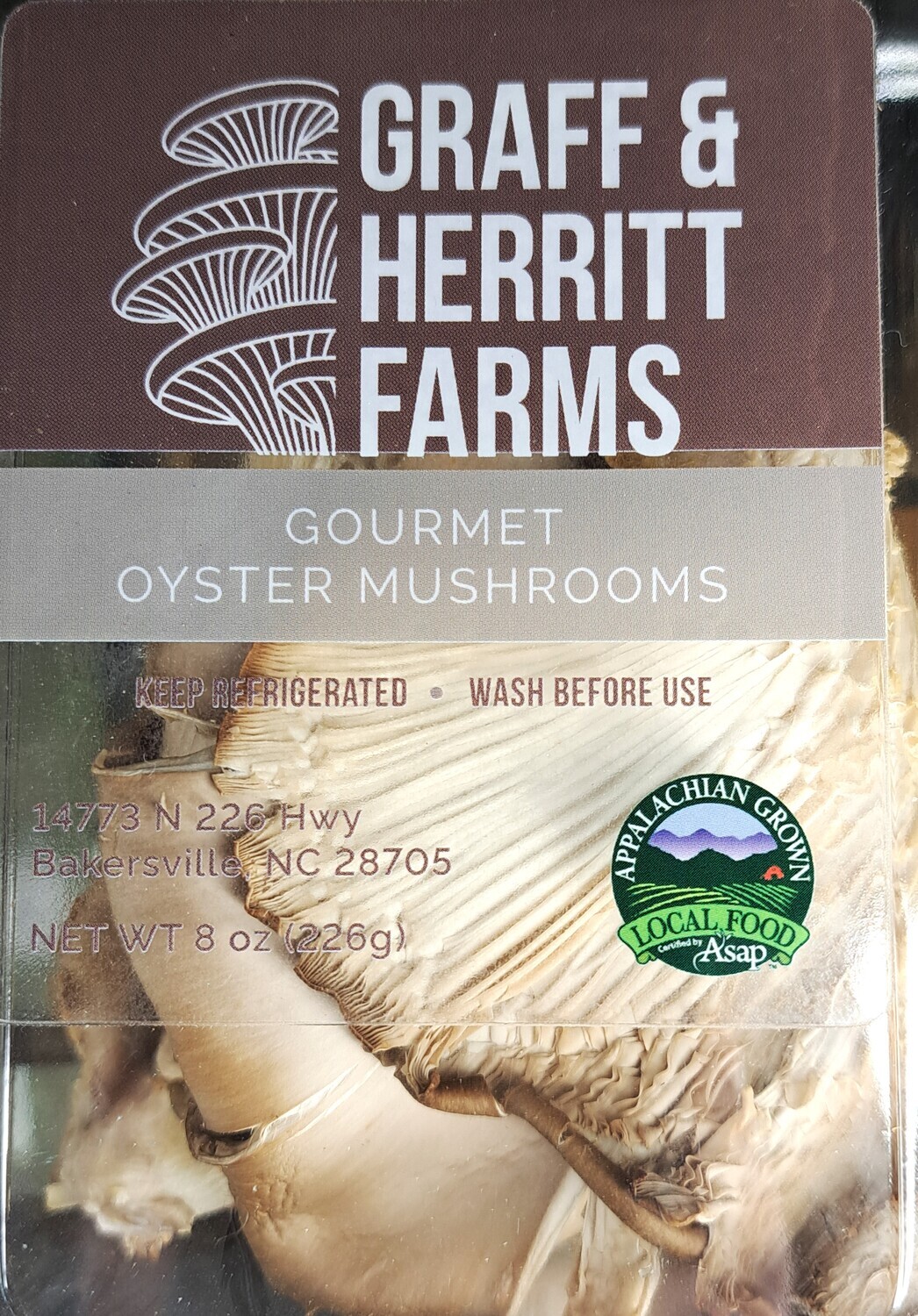 Mushrooms - Oyster 8oz - GHF