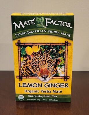 Tea - Lemon Ginger - Box - Mate Factor