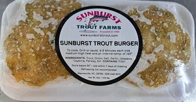 Trout - Burger 2 Patties 4oz - ST
