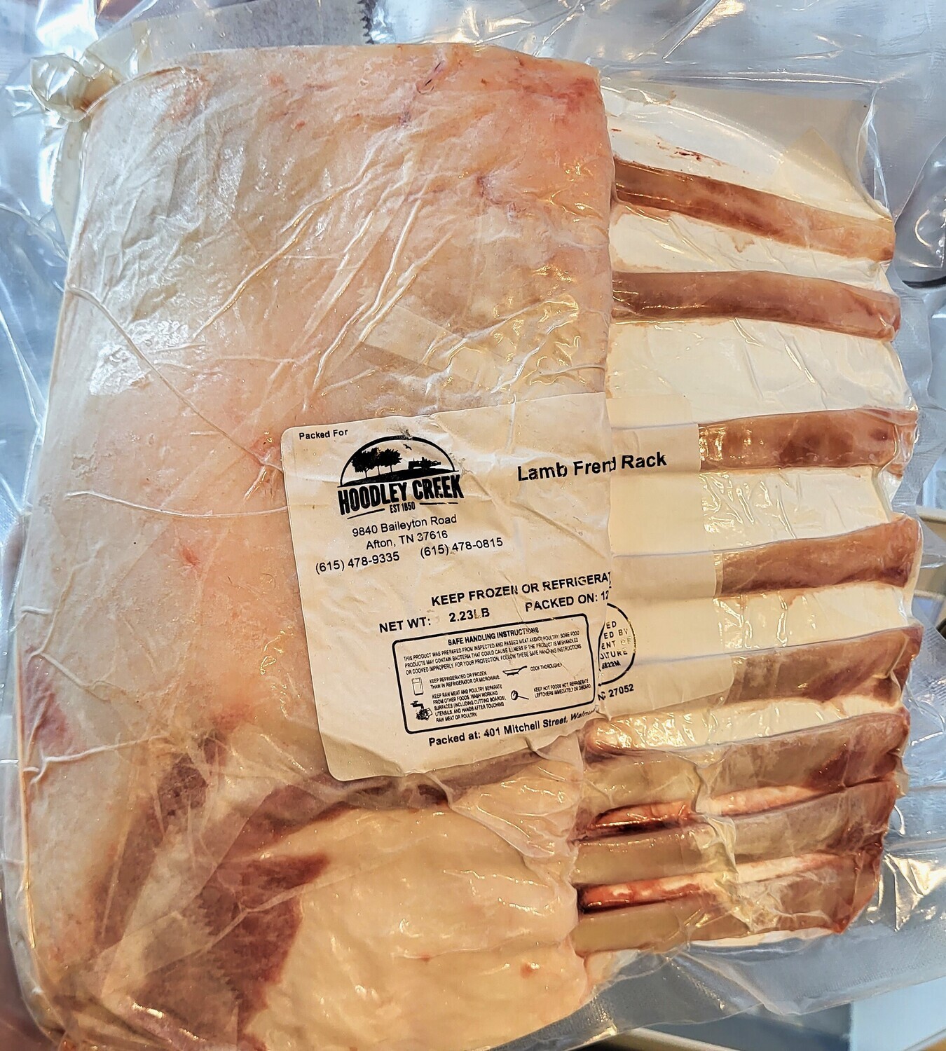 Lamb - Frenched Rack - HCF