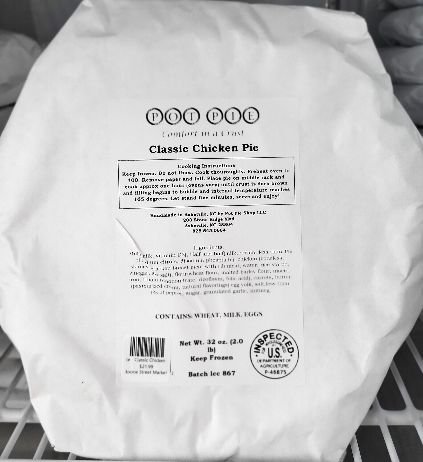 Pot Pie - Classic Chicken - Large - PPC