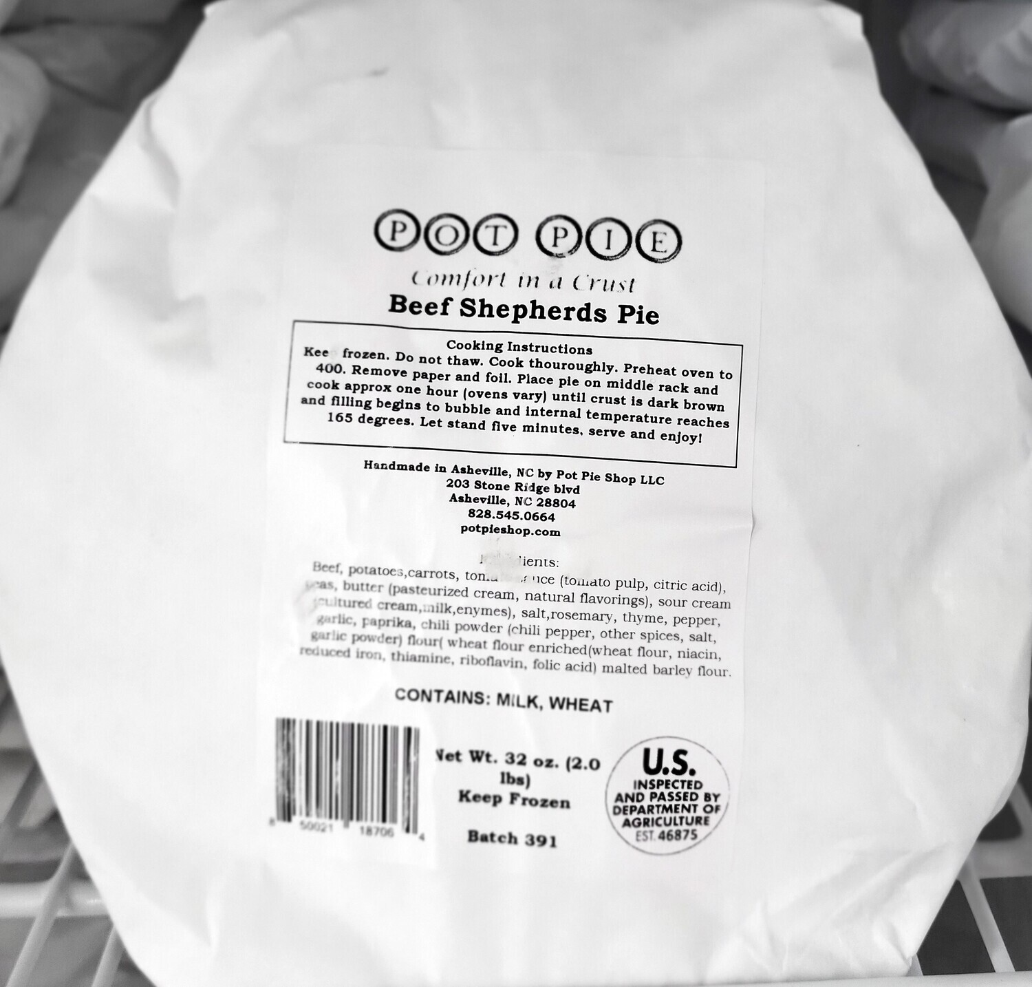 Pot Pie - Beef Shephard - Large - PPC