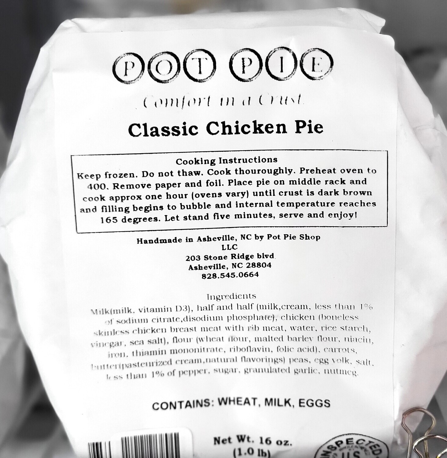 Pot Pie - Classic Chicken - Small - PPC