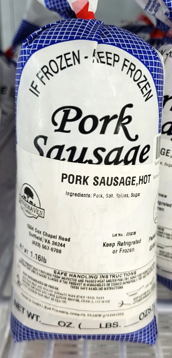 Pork - Sausage Hot - BrHF