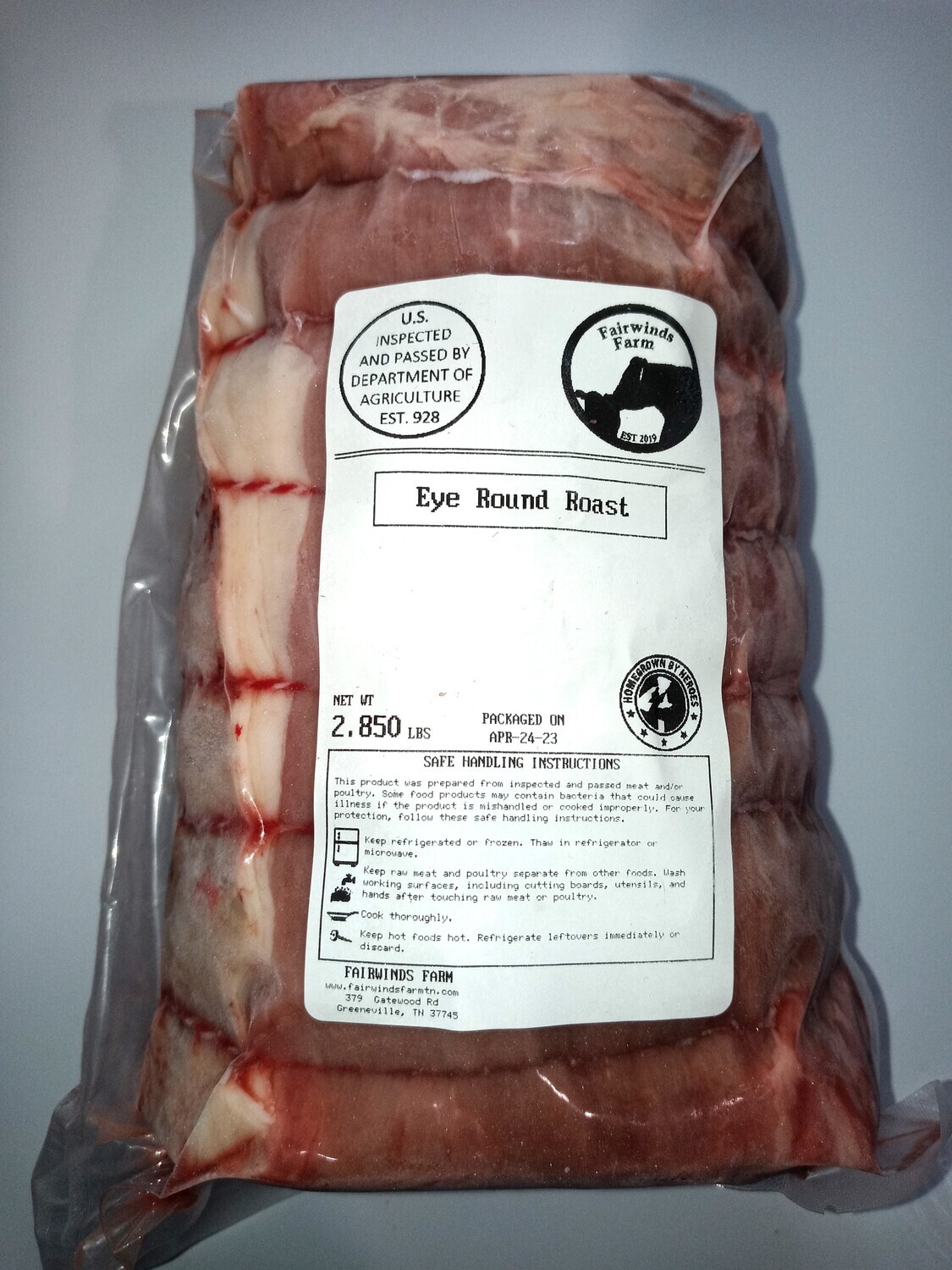 Beef - Eye Round Roast - FWF