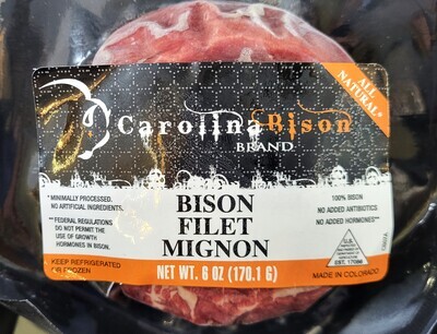 Meat - Bison Filet Mignon - DRK