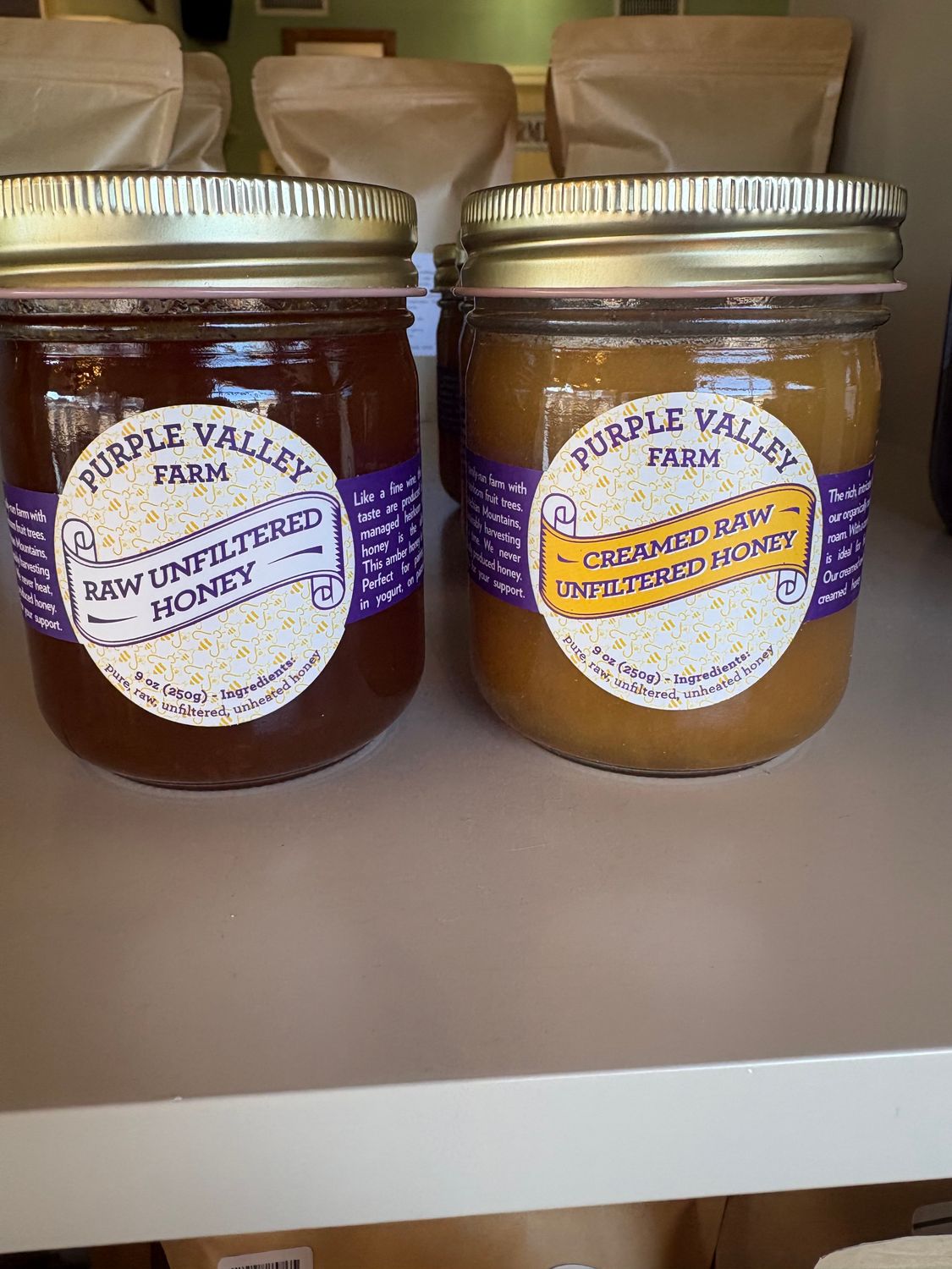 Honey - Creamed  Raw - PVF