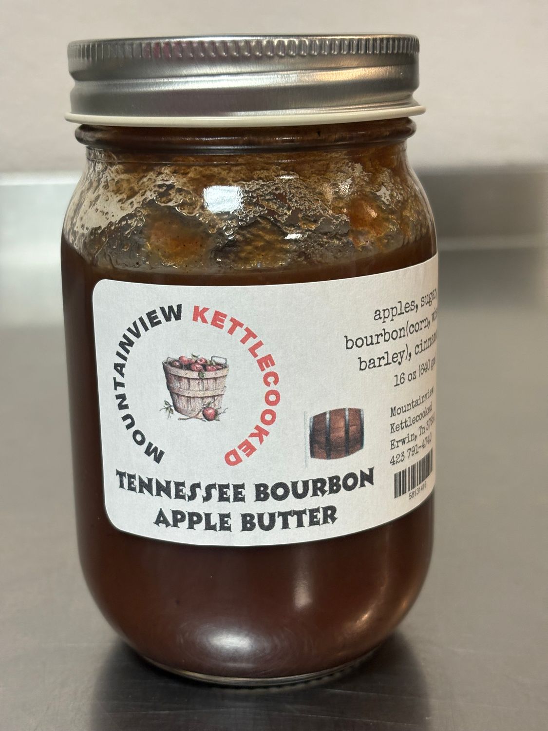 Butter - TN Bourbon Apple Butter Pint - TSC