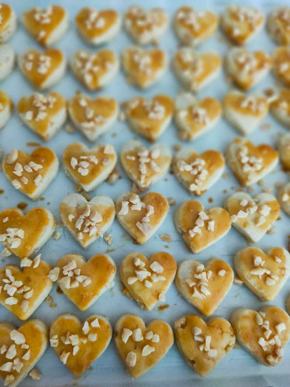 Almond Cookies (Mini Hearts)