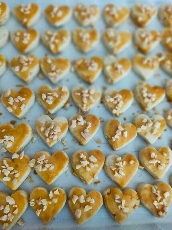 Almond Cookies (Mini Hearts)
