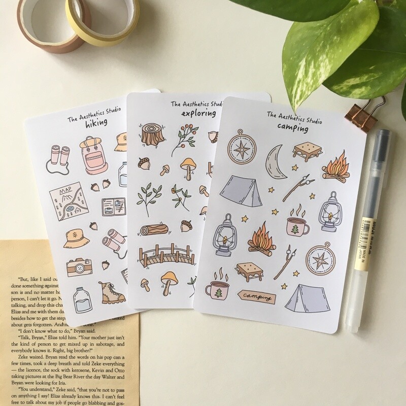 adventure sticker collection