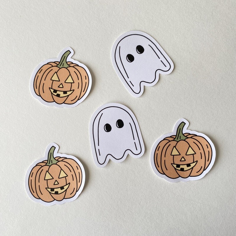 trick or treat sticker collection