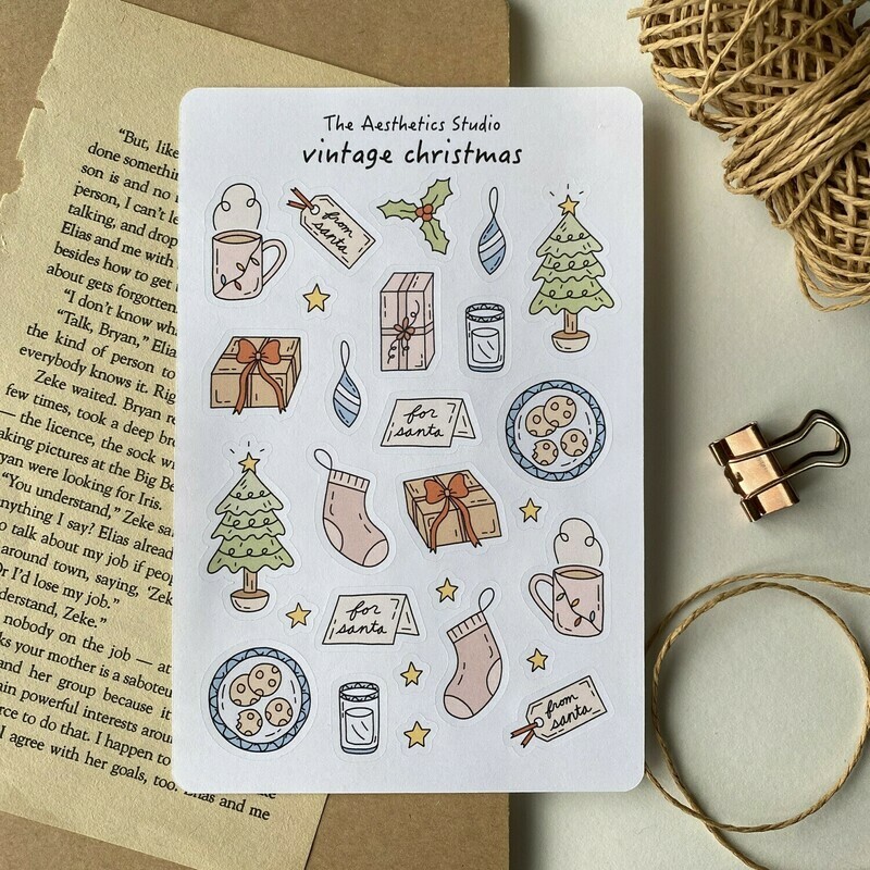 christmas sticker collection