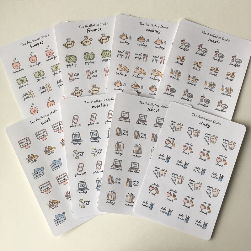 planner sticker collection 1