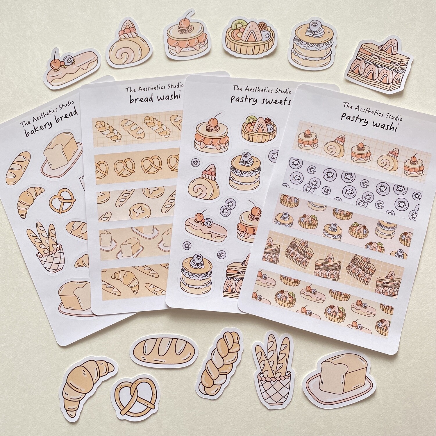 bakery sticker collection