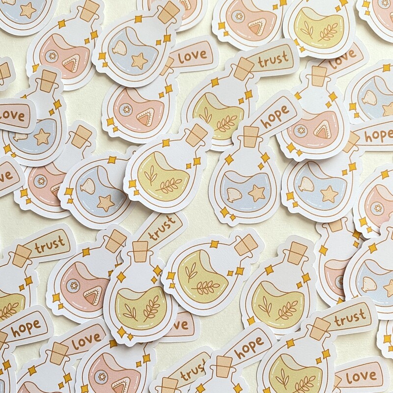 cute potions sticker collection