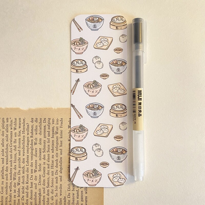 asian foods bookmarks