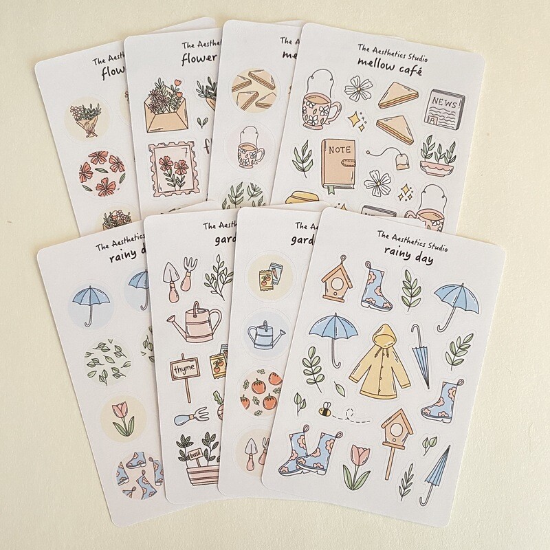 spring is here sticker collection