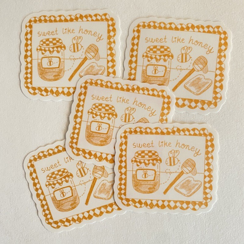 sweet like honey sticker