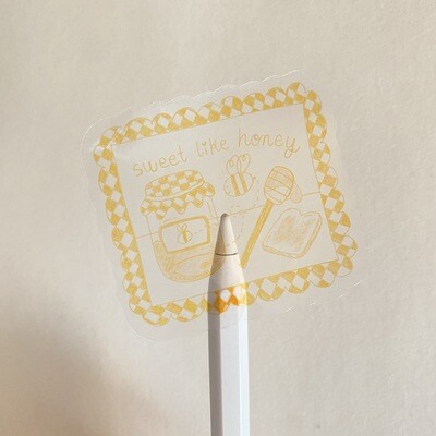 sweet like honey sticker