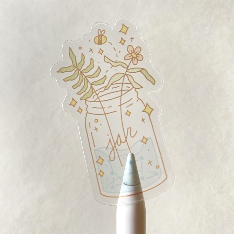 clear dreamy sticker