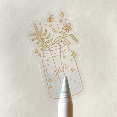 clear dreamy sticker