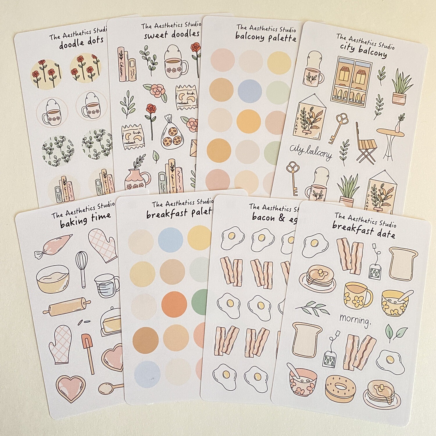 cozy life sticker collection