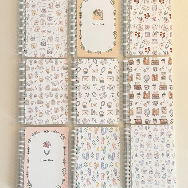 reusable sticker storage book