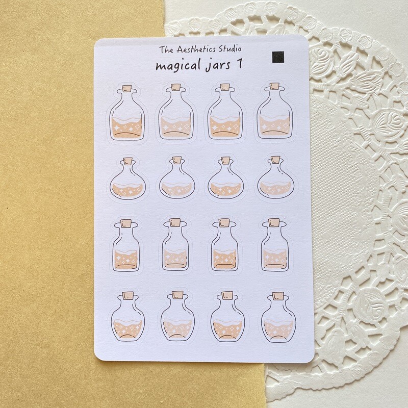 magical jars sticker collection