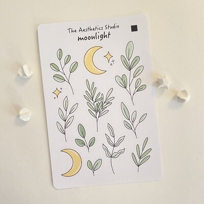 moonlight sticker sheet