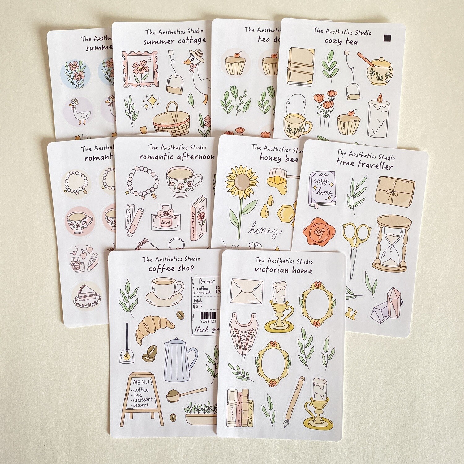 the august sticker collection