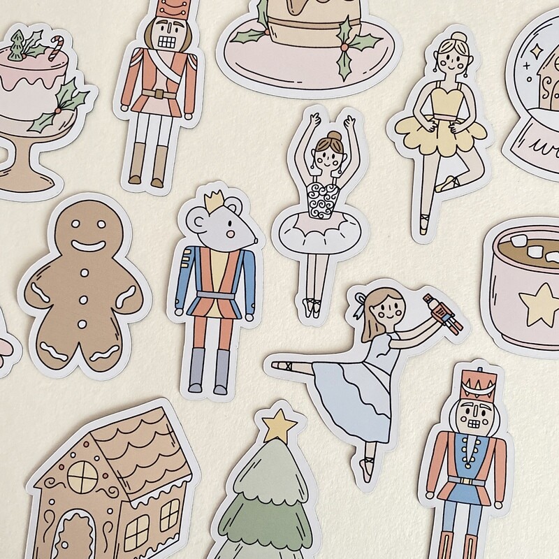 magical winter decorative magnets