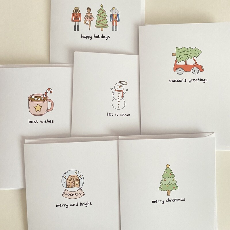 winter greeting card collection