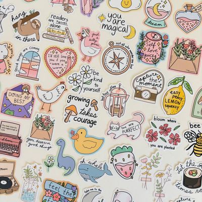 waterproof vinyl sticker collection