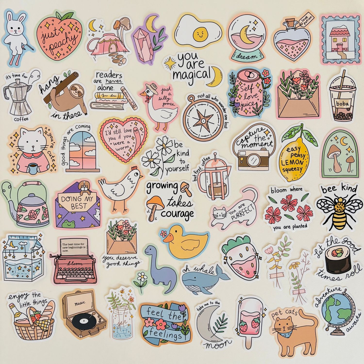 waterproof vinyl sticker collection