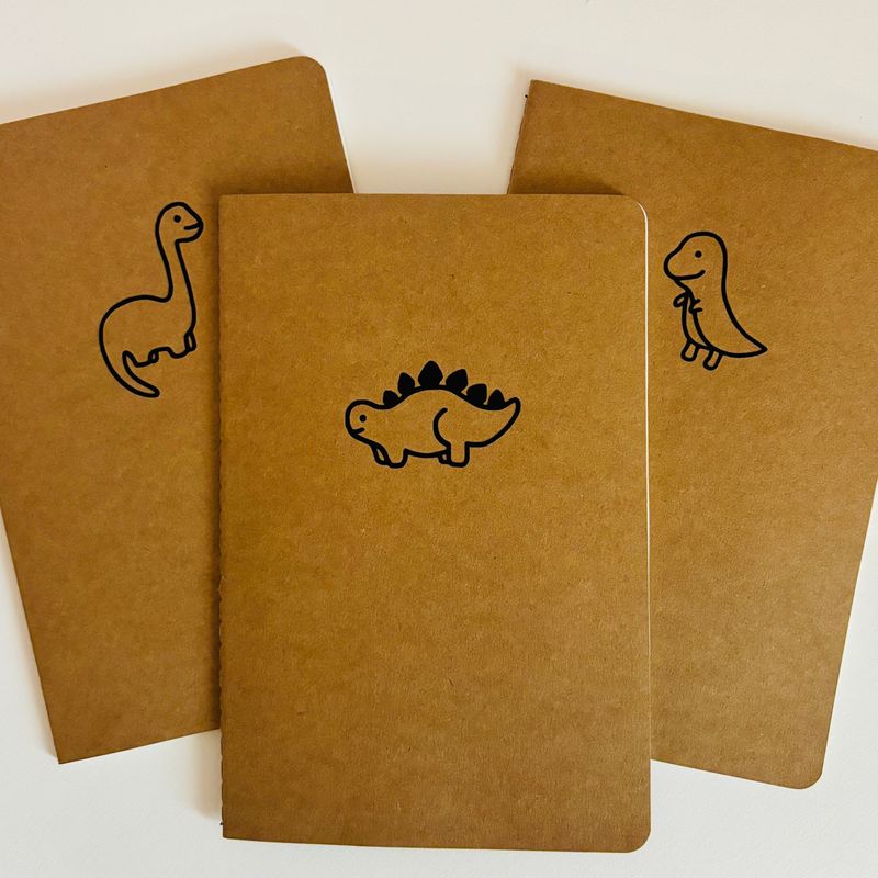 cute dino notebook