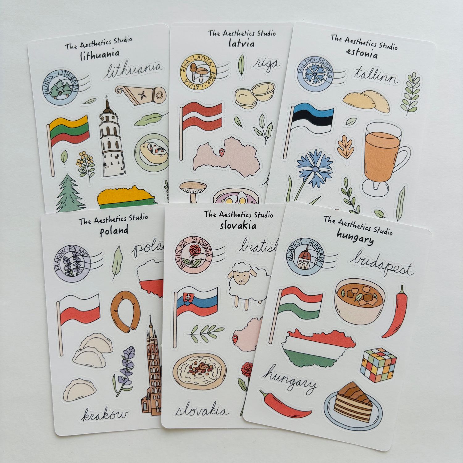 travel europe 2 sticker collection