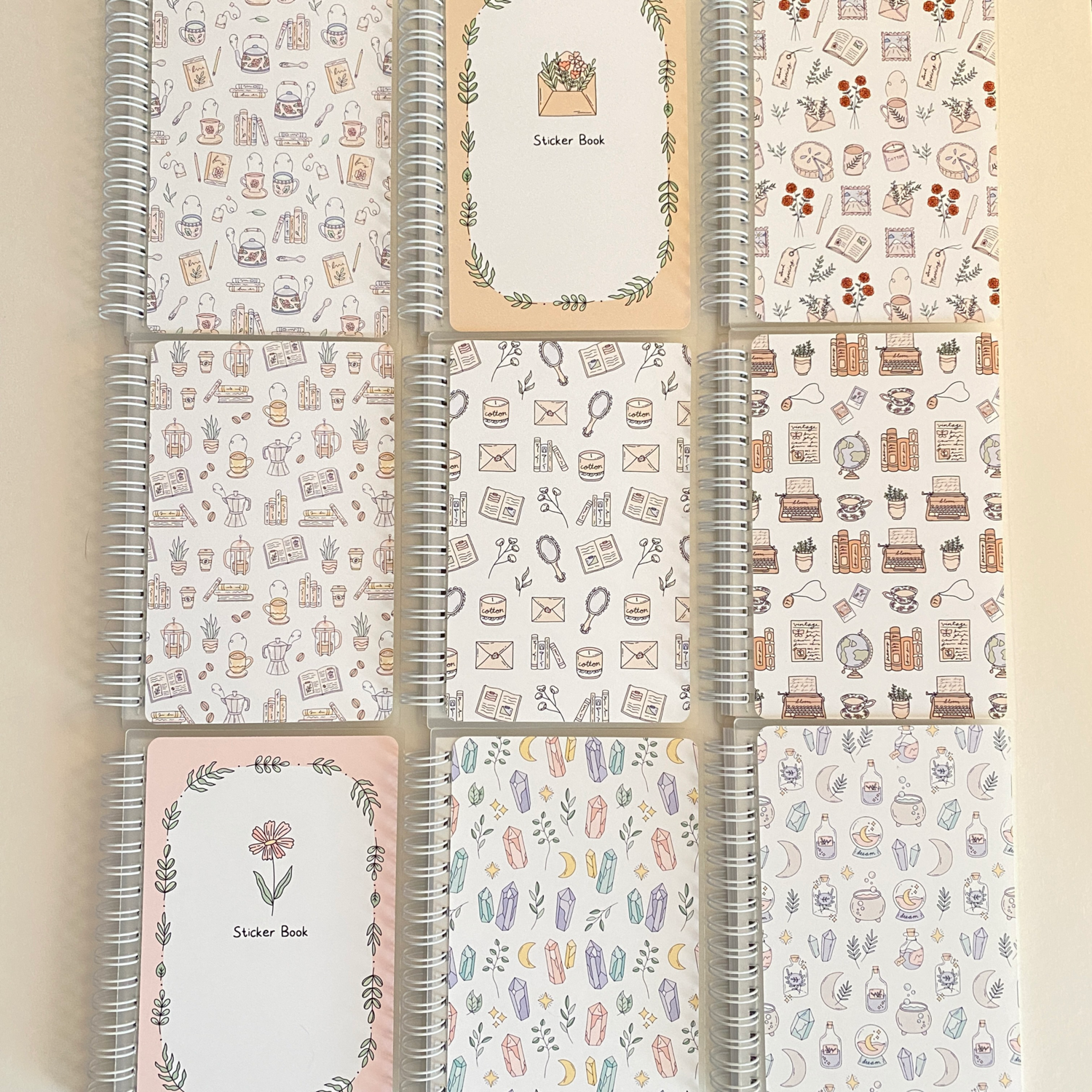reusable sticker storage book