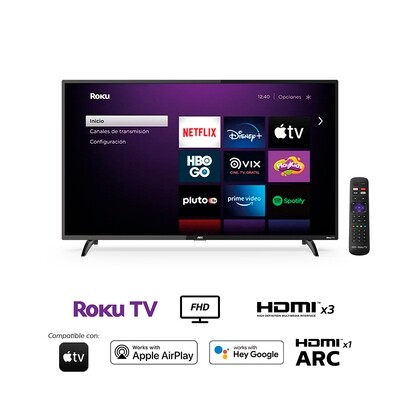 Televisor LED Smart TV 43" FULL HD AOC Roku 43S5195