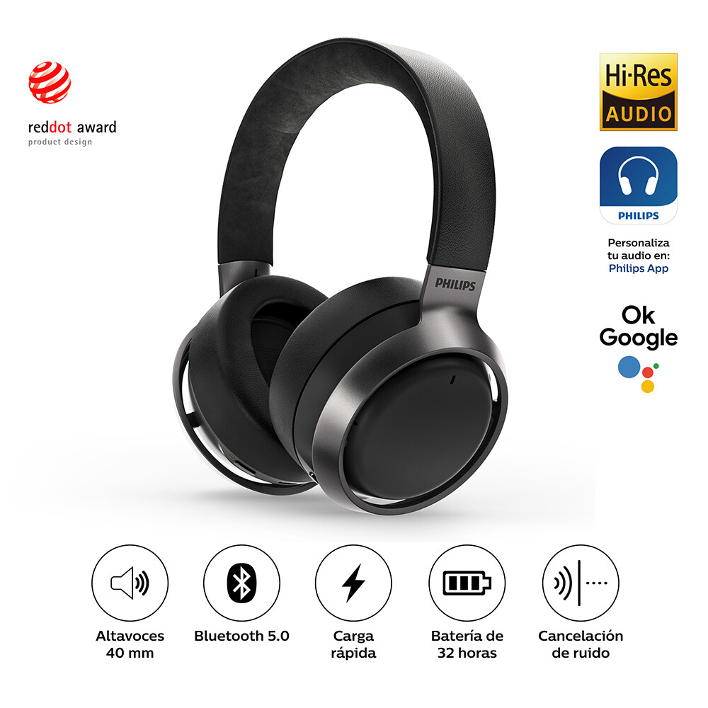 Audífonos Bluetooth Philips Fidelio L3 con Noise Cancelling Pro+ HI-RES