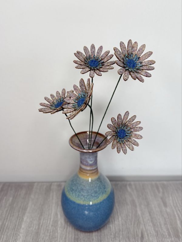 Harris Tweed® Flower Stem x5 Livingstone Daisies