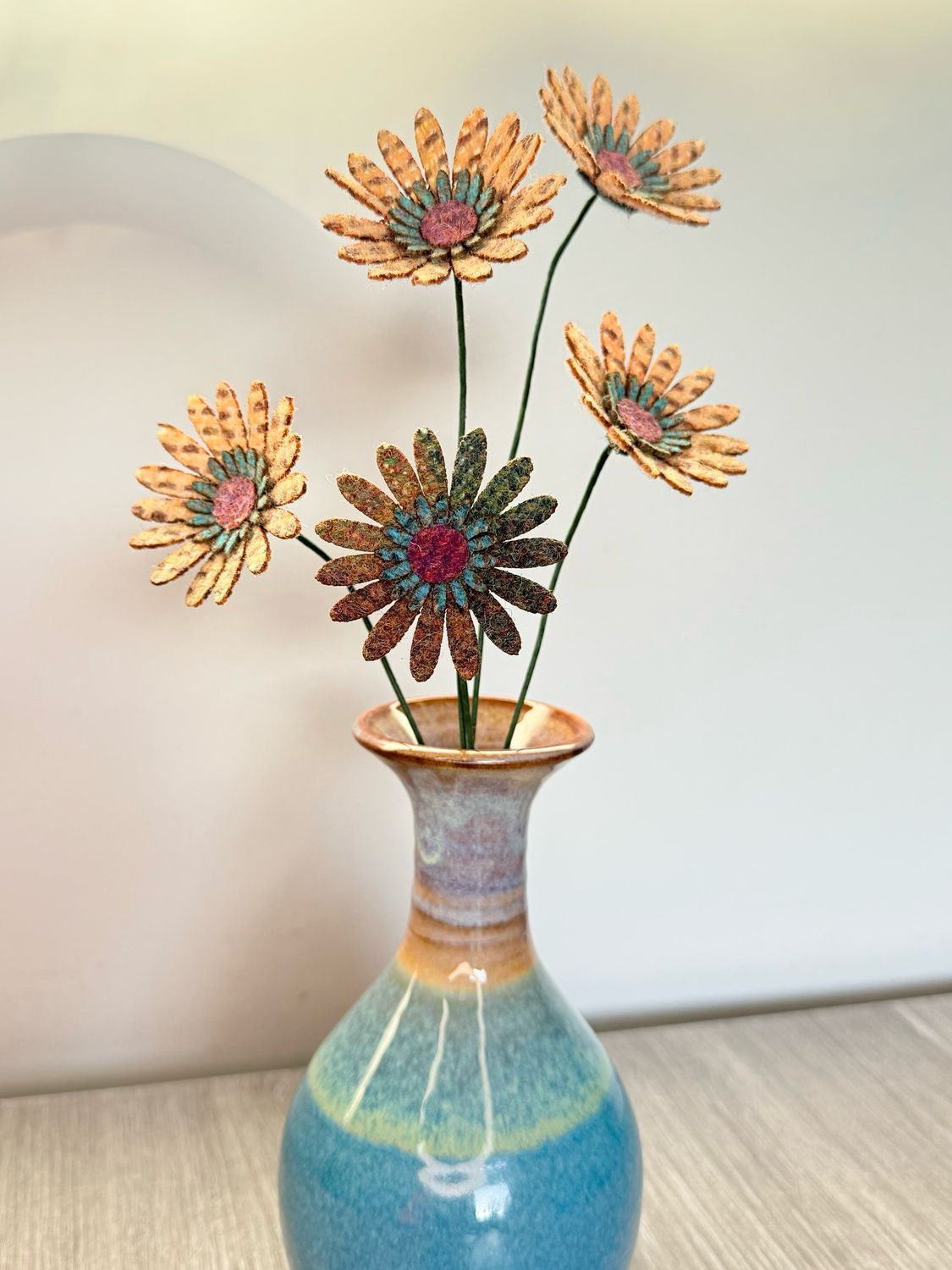 Harris Tweed® Flower Stem X5 Livingstone Daisies