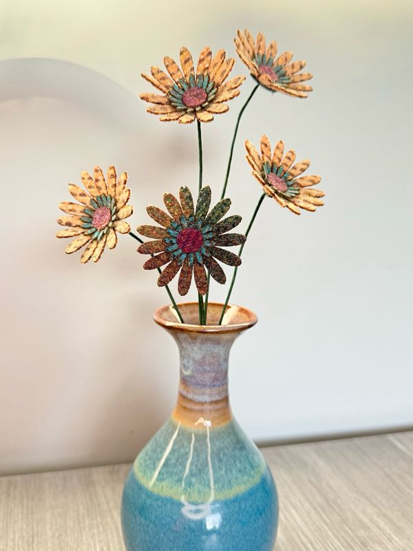 Harris Tweed® Flower Stem X5 Livingstone Daisies