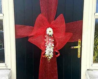 Christmas Door Bow