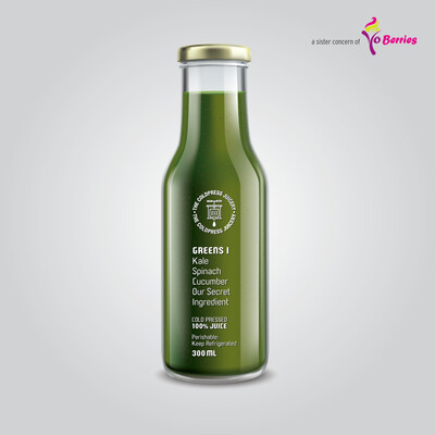 GREENS I (Kale Cucumber Spinach Juice)