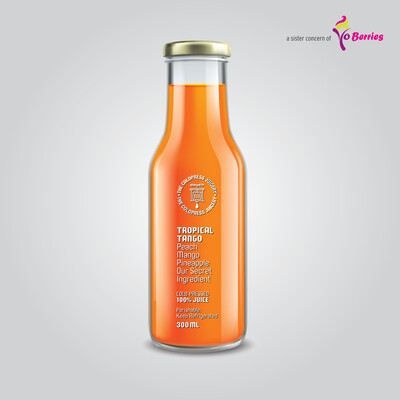 TROPICAL TANGO (Peach Mango Pineapple Juice)