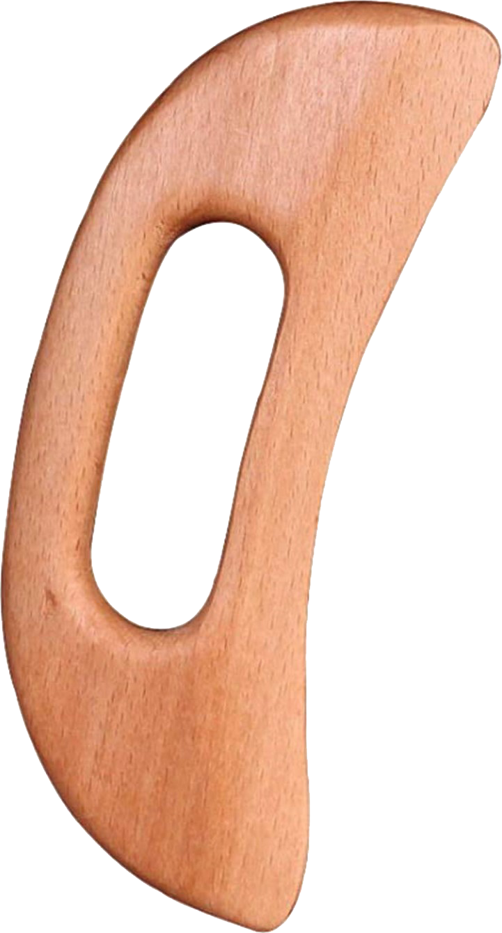 Massage Tool | Medical Grade Massage Scraping Tool Beech Scraping Board for Soft Tissue, for Back, Legs, Arms, Neck, Shoulder, Wooden Stick